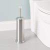Home Basics Stainless Steel Toilet Brush Holder with Diamond Top TB41030